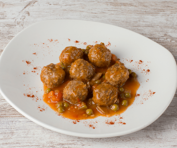 Albóndigas jardinera