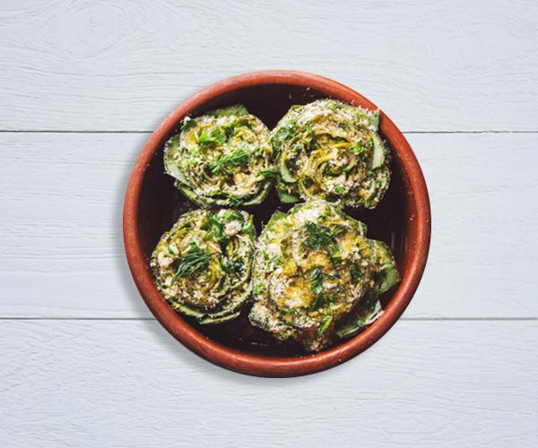 Alcachofas con jamón y zanahoria