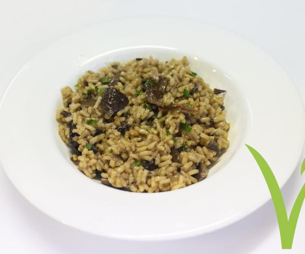 Arroz con verduras y setas