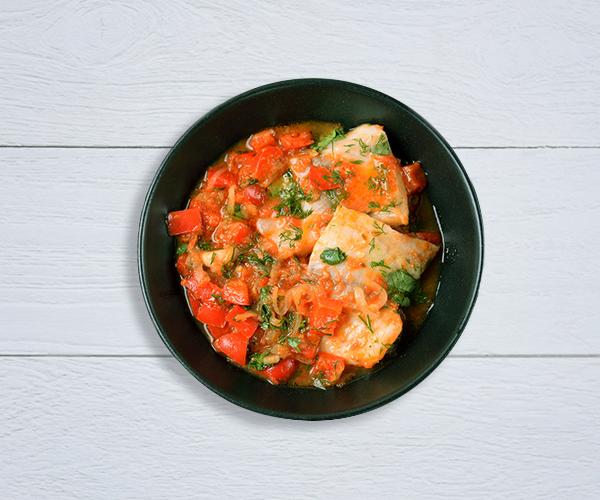 Bacalao en salsa vizcaína