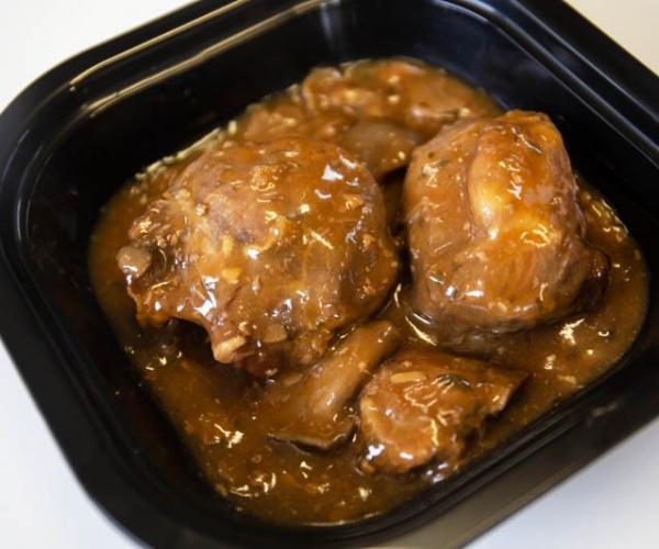 Carrillera de cerdo con setas