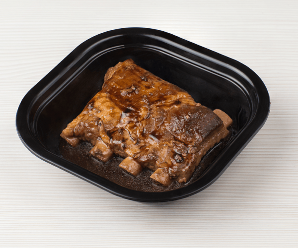 Costilla de cerdo barbacoa miel