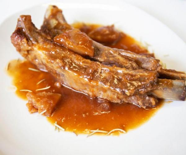 Costilla de cerdo agridulce