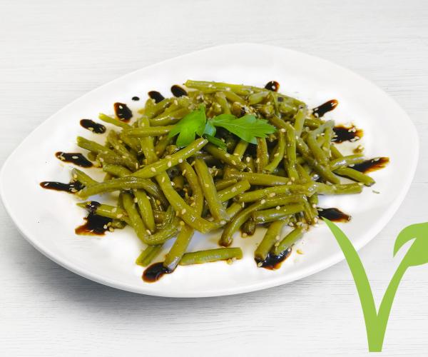 Judías verdes con sésamo y soja