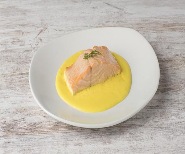 Lomos salmón a la naranja