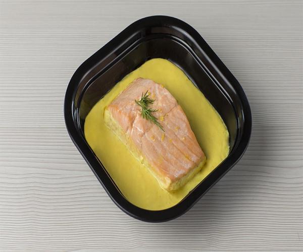 Lomos salmón a la naranja