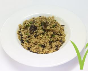 Arroz con verduras y setas